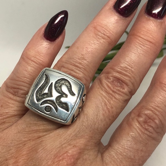 John Hardy Ohm Dayak Ring .925 Sterling Silver - Picture 7 of 10